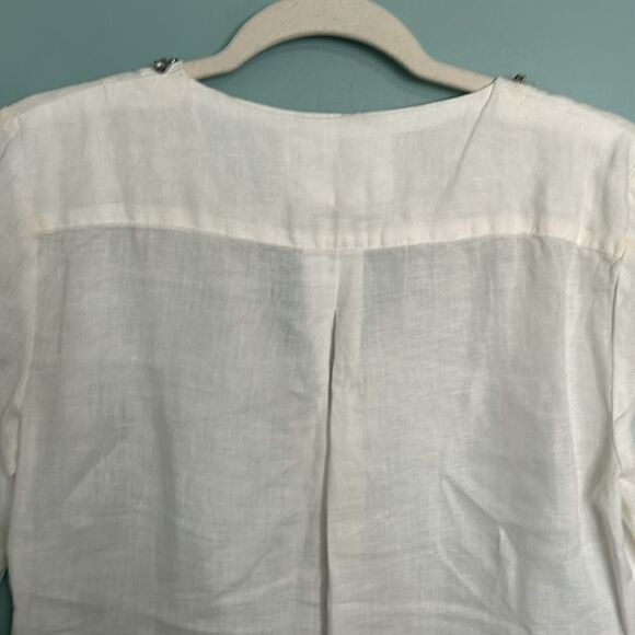 Marvin Linen Rhinestone Tunic - Picture 7 of 8